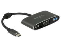 Monitoradapter USB Typ-C zu VGA/USB3 & PD