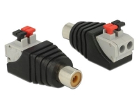 Delock Terminalblock RCA/Chinch Buchse