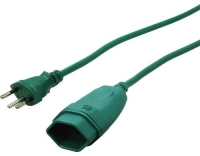 Kunststoff-Verlängerungskabel, 10m, grün