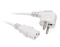 Netzkabel International Schuko 90° - C13