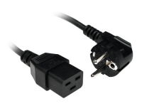 Netzkabel International Schuko 90° - C19