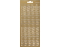 Creativ Company Sticker Zahlen gold