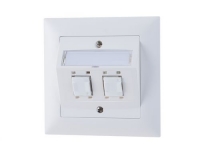 Feller EDIZIOdue UP-Netzwerkdose 2x RJ45