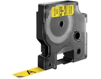 Dymo Schriftband D1, 12mm x 7m, Band: gelb