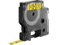Dymo Schriftband D1, 9mm x 7m, Band: gelb