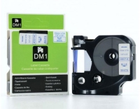 Dymo Schriftband D1, 12mm x 7m, Band: blau