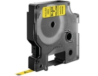 Dymo Schriftband D1, 6mm x 7m, Band: gelb