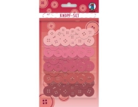 URSUS Knöpfe-Mix rot