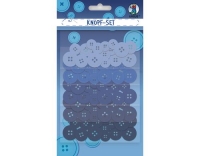 URSUS Knöpfe-Mix blau