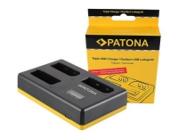 PATONA Triple Ladegerät Nikon EN-EL14