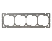 Feller EDIZIOdue 4er Befestigungsplatte