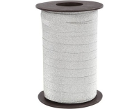 Creativ Company Geschenkband weiss Glitzer