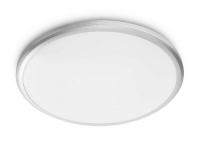 LED-Deckenleuchte Twirly 1-flg. grau 1x12W