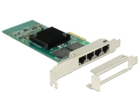 Delock PCI-Express Netzwerkkarte, 4x1Gbps