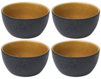 Bitz Schale 14cm schwarz/gelb