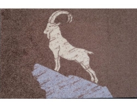 Wash+Dry Steinbock Braun Fussmatte