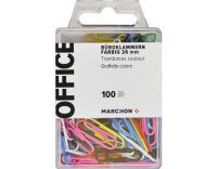 Office Büroklammern Metall farbig