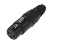 Bemero XLR-Stecker BC1001BK-F