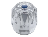 diaqua Kristallgriff blau mit Rastbuchse