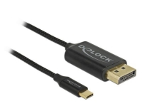 Delock USB-C - DP Kabel, Koaxial, 2m