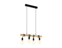 EGLO TOWNSHEND Hängeleuchte schwarz, braun