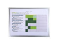 Exacompta Hülle PVC Infos Magnet silber A3