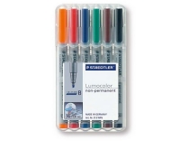 STAEDTLER 312 Folienstift Lumocolor B 6St