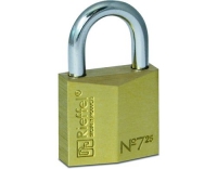 Rieffel Vorhängeschloss Messing Nr. 7 SB
