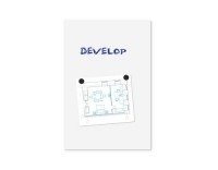 Legamaster Whiteboard Board-Up 75x50