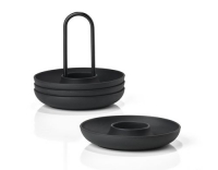 Zone Eierbecher 4er Set Singles Schwarz