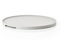 Zone Servierplatte Singles Rund Hellgrau