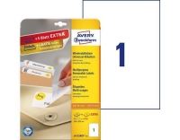 Avery Zweckform Etiketten stick+Lift, weiss