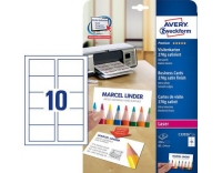 Avery Zweckform Visitenkarten Click & Clean