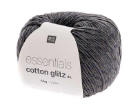 RICO Essentials Cotton Glitz DK, anthrazit