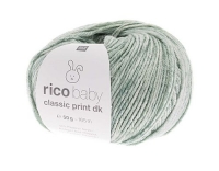 RICO Baby Classic Print DK, petrol Spray