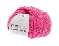RICO Baby Classic Glitz DK, pink, 165 m