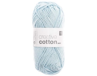 RICO Creative Cotton Aran, Eisblau