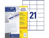 Avery Zweckform Etiketten A4, 70x41mm