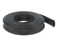 Delock Geflechtskabelschlauch, 5mx25mm, sw