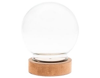Rico Design Glasdekokugel mit Sockel