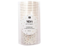 Rico Design Pappbecher 200 ml, 12 Stück