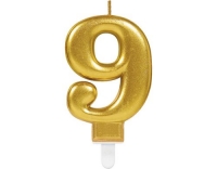Amscan Kerzen Zahl 9 Sparkling Celebrations