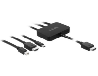 Multiportdapter HDMI zu HDMI/USB-C/mini DP