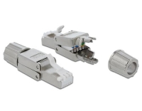 Delock RJ45 Stecker, Cat.6A, verschraubbar