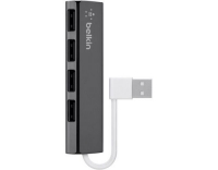 Belkin 4-Port USB 2.0 HUB SLIM Schwarz